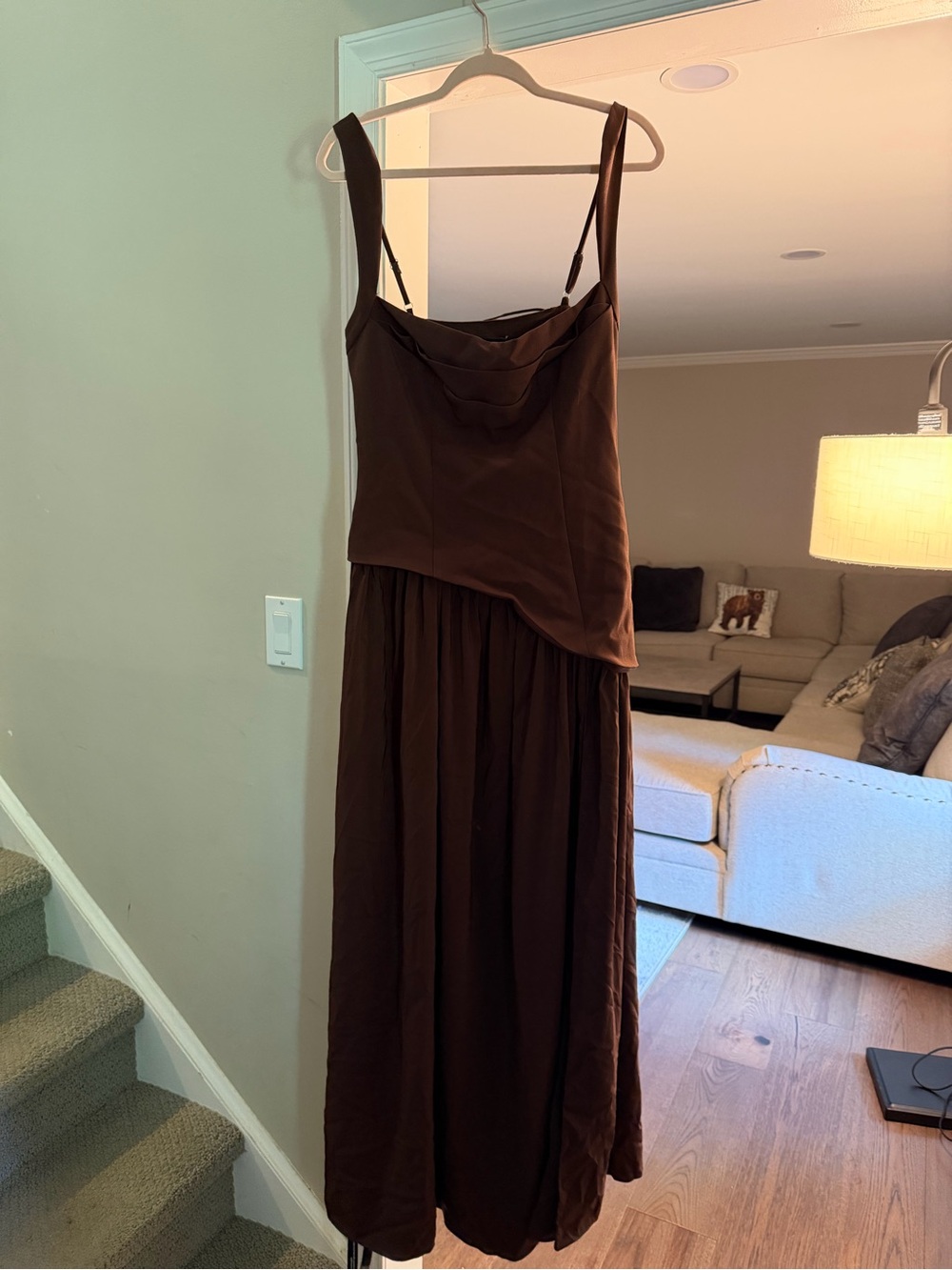 Brown Maxi Dress - Classic Women's Summer Dress